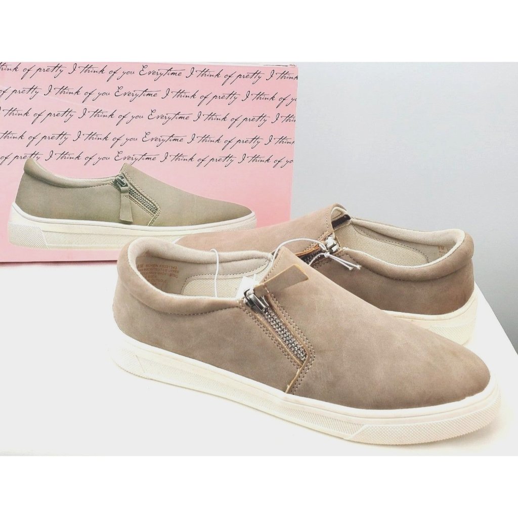 Kensie 6 Sneaker Woman Soren Zip Side Slip-On Shoe Minimalist Athleisure Casual — image 6 of 8